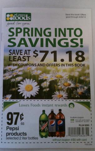 Lowes Foods coupon book