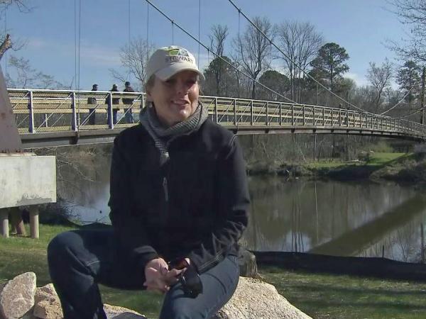 Suspension bridge puts finishing touch on Neuse River Trail