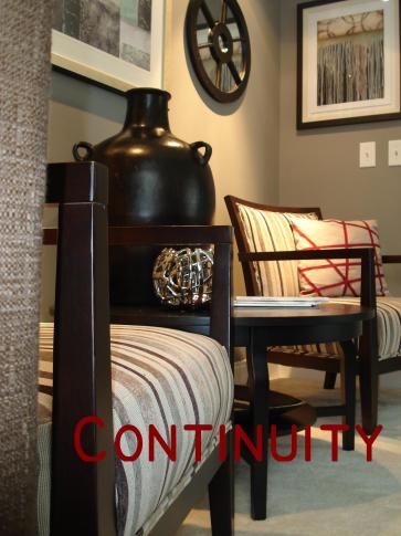 Continuity, one of the three C's for a best-dressed design