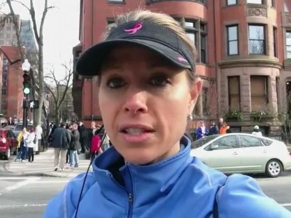 Kelcey Carlson safe after Boston Marathon explosion