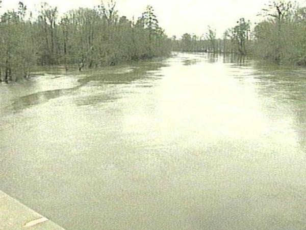 The Neuse River is on the rise. (WRAL TV)