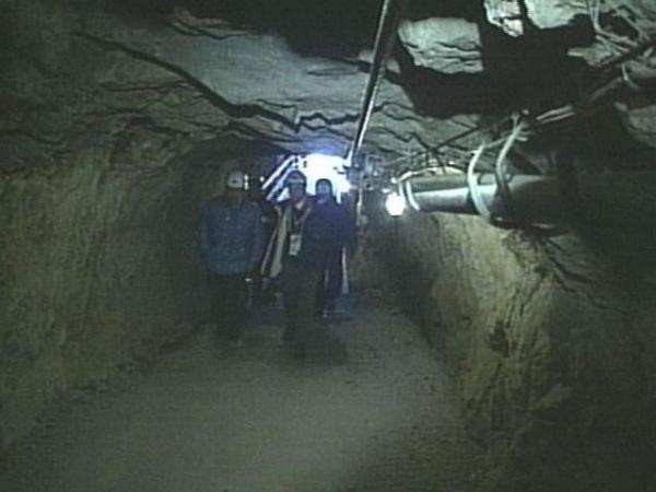 During wartime, more than three miles of tunnel was dug in this mountain. 