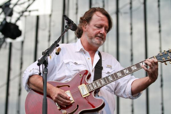 John Bell, of Widespread Panic, performs during a show at Red Hat Amphitheater in downtown Raleigh on Sunday, June 9, 2013. (Photo by Jack Tarr)