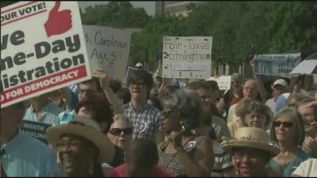 'Moral Monday' protesters say they want to be heard