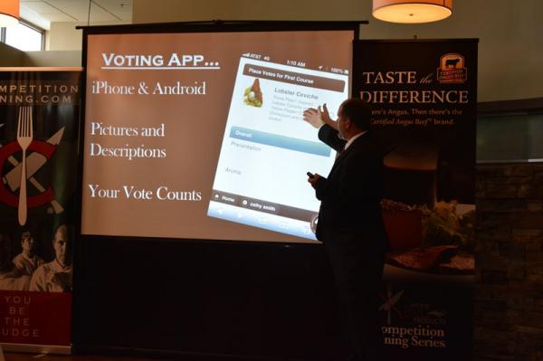 Jimmy Crippen explains how the new voting app works for Fire in the Triangle.