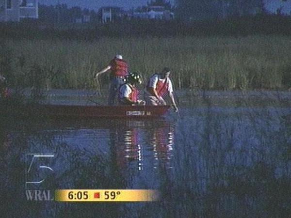 Charles Richardson drowned in this pond (WRAL-TV5 News)