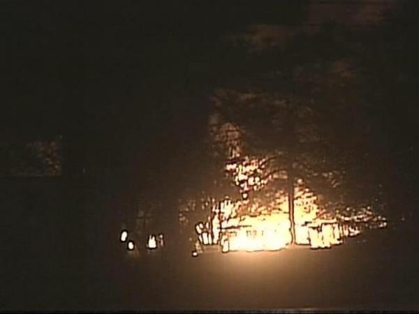 Fire Destroys Abandoned Apartments