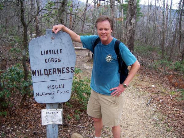 Bill Leslie in Linville Gorge