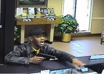 Surveillance Camera Photo of Bank Robbery