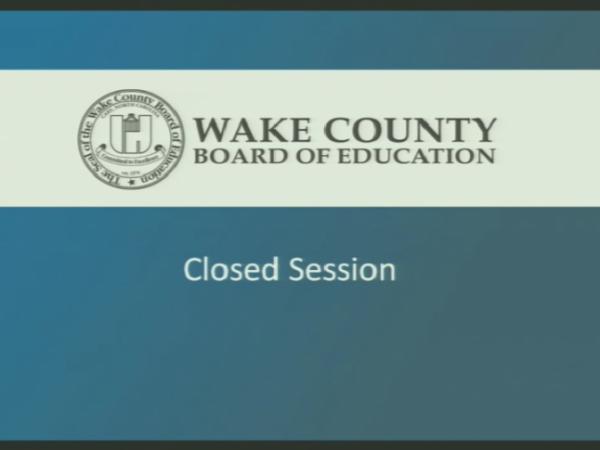 Wake school board meeting, July 23