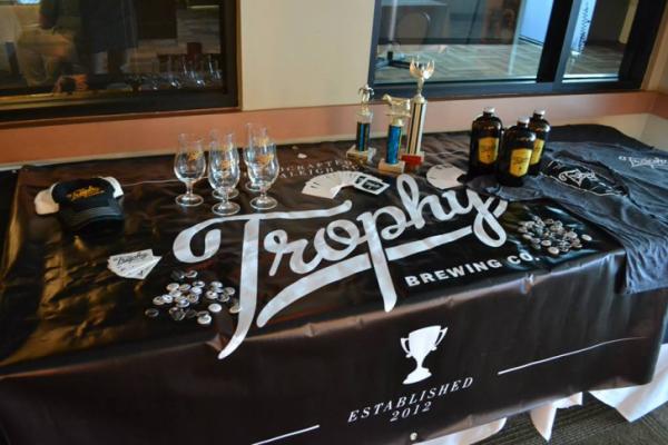Trophy Brewing was the featured brewery of the evening. (Image from Competition Dining)