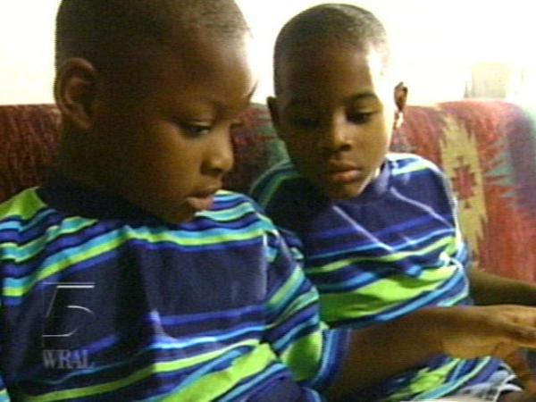 Joel and Jamal are five. They have a triplet sister, Jewel. 