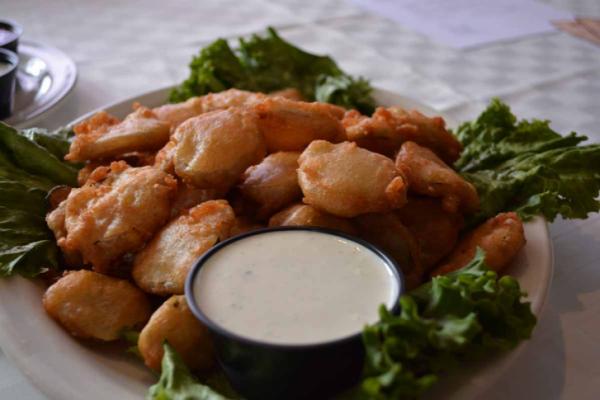 Moonrunners' fried pickles