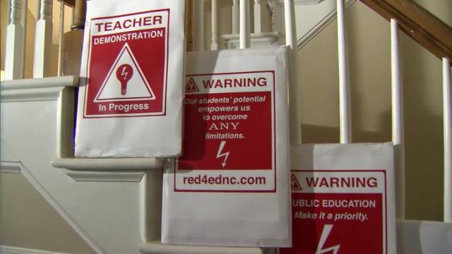 'Red for ed' extends beyond protests, into classrooms