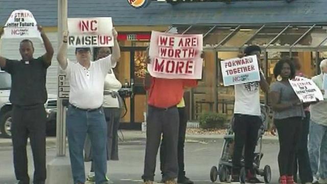 Durham workers join fast food strike