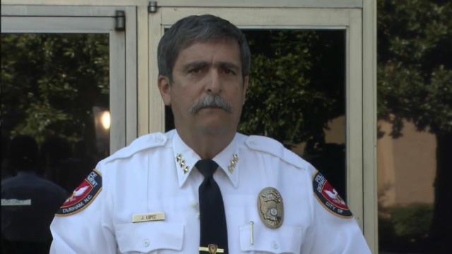 Durham police chief apologizes for shooting comment