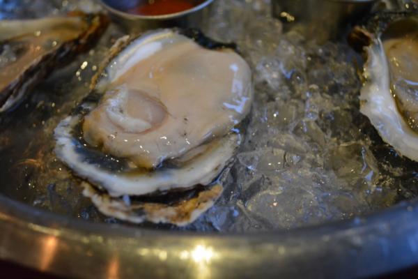 Oysters at Dean's Seafood in Cary.