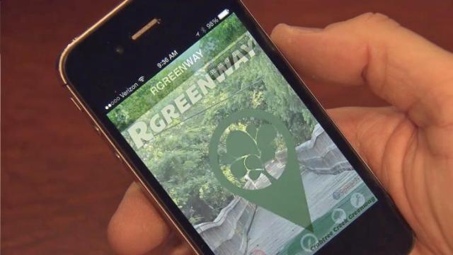 Greenway app an example of public-private data sharing 