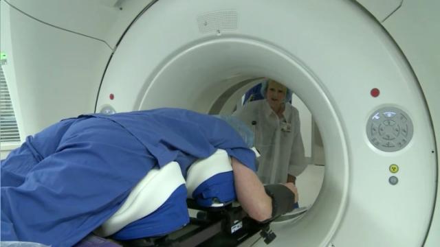 Duke gets world's first ceiling-mounted CT scanner