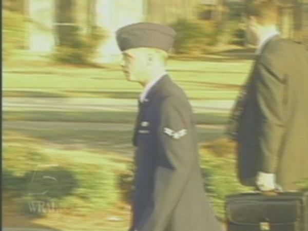 Airman Scott Williams was convicted today(WRAL-TV5 News)