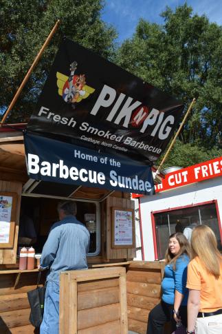 The Pik-n-Pig stand at the N.C. State Fair.