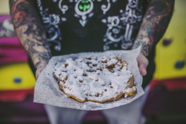 Fried foods, included fried dough, fried candy bars and even deep fried cheeseburgers are always one of the main edible attractions of the state fair.