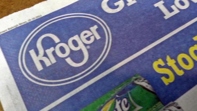 Kroger newspaper ad