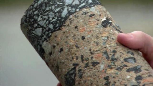 Core samples show I-40's age