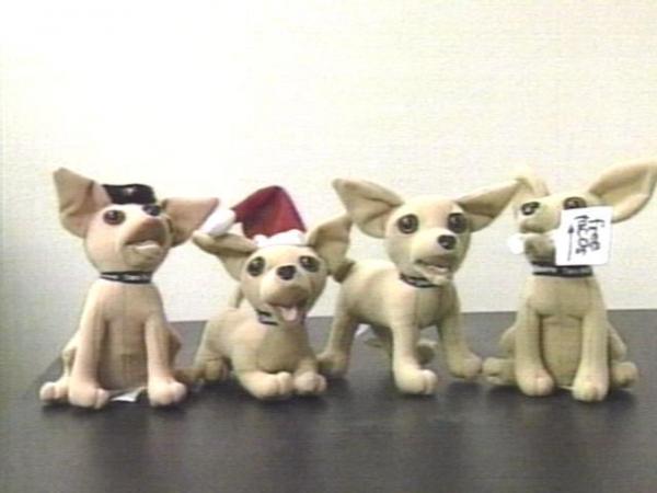 The chihuahua in the Taco Bell commercials is now a toy, and over 13 million have been sold.(WRAL-TV5 News)