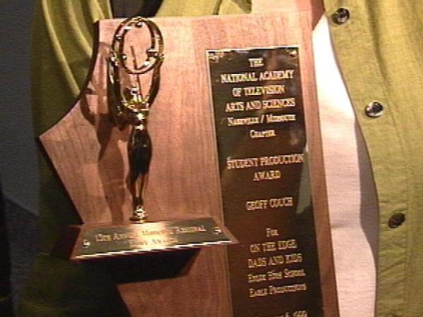 The Emmy Award was awarded to Enloe High School for their documentary focusing on teenage fathers.(WRAL-TV5 News)