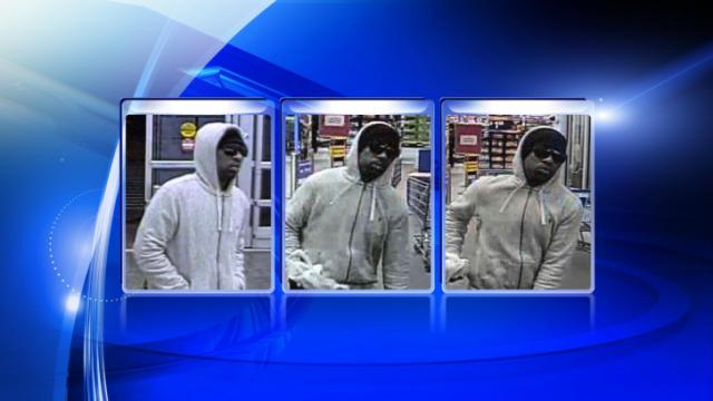 Man sought in Wake Forest Walmart robbery