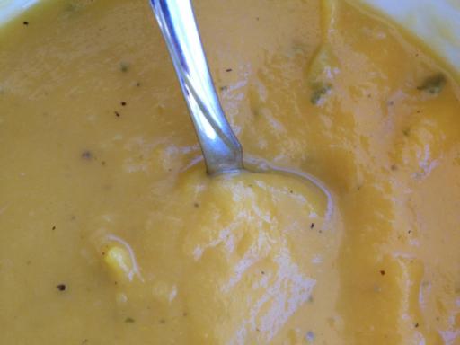 Roasted butternut squash soup