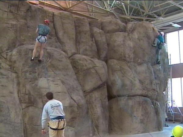 Saturday was the only day of the year that NCSU's indoor wall was open to the public.(WRAL-TV5 News)