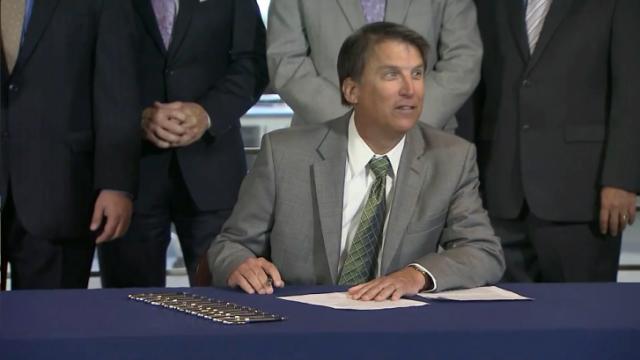 McCrory signs gas drilling bill