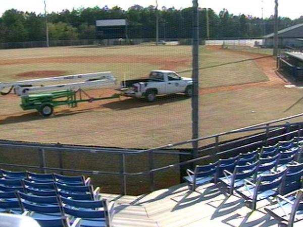 While Cumberland County is bracing for cutbacks and layoffs, J.P. Riddle Stadium is getting a whole new look.(WRAL-TV5 News)