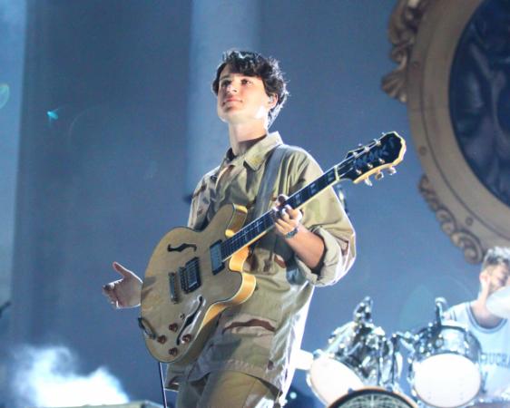 Vampire Weekend performing at Red Hat Amphitheater in Raleigh N.C. on June 12, 2014. (Chris Baird / WRAL Contributor).