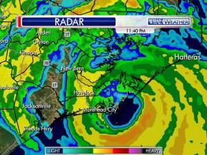 Radar: Arthur makes landfall in Morehead City