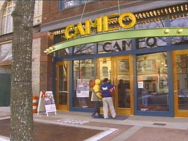 Back in 1914, the Cameo was a silent film and vaudeville theater. It now features new art and independent films.(WRAL-TV5 News)