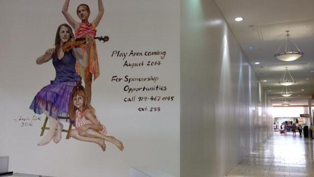 Cary mall prepares to open new indoor playground