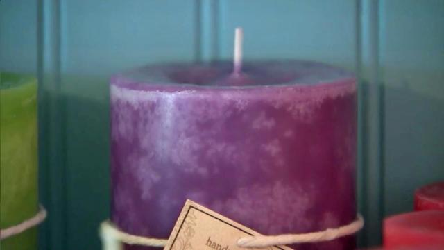 Candlemaker inspired by beach sensibility