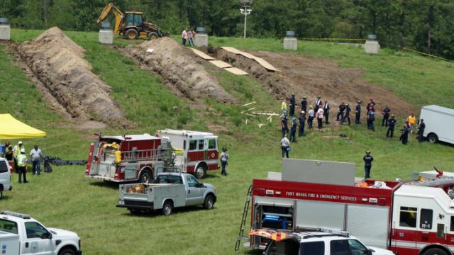 Man dies in trench collapse at Fort Bragg