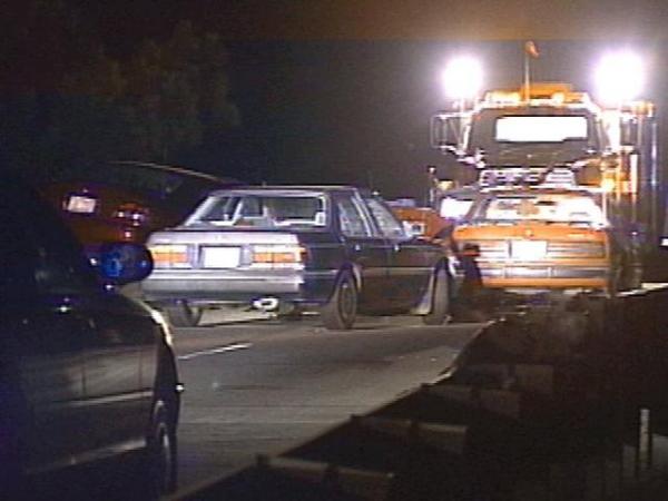 Two people are dead, and five are reported injured after a multi-car wreck in Wake County Friday night.(WRAL-TV5 News)