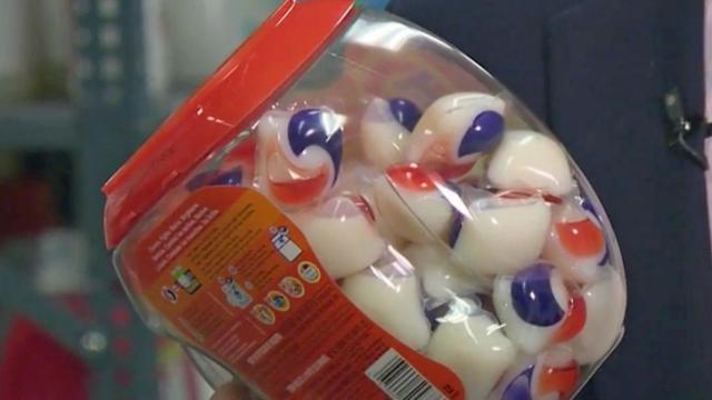 Children attracted to candy-like detergent pods
