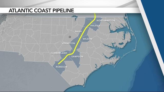 Natural gas pipeline map
