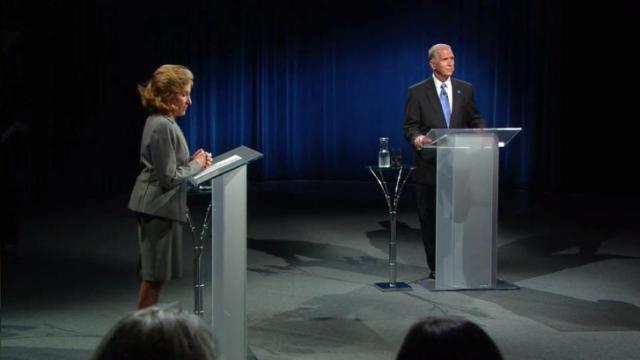 Hagan, Tillis meet in first Senate debate
