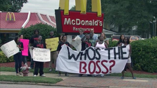 Triangle fast-food workers could protest Thursday