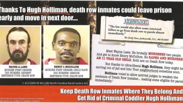 Holliman death penalty flier
