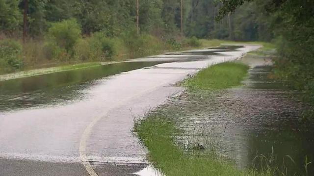 Flooding causes problems in Johnston County