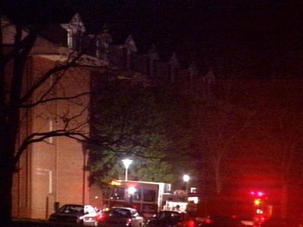 No one was injured in the blaze at Meredith College.(WRAL-TV5 News)