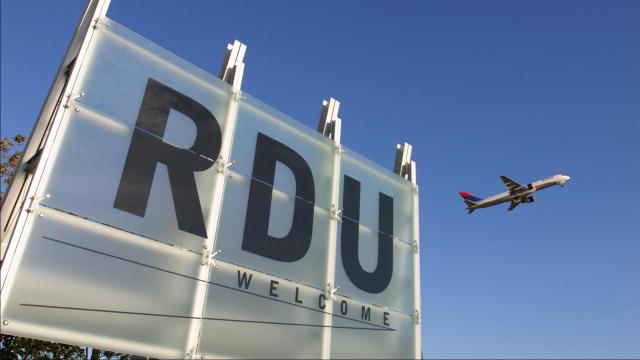 Plane hits coyote during takeoff on runway, returns to RDU
